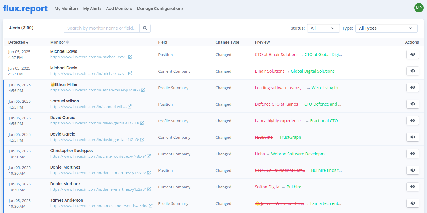 Step 4: Track and Act on Alerts
